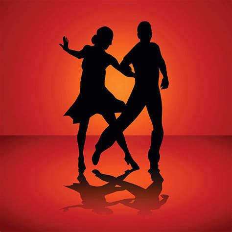 3 200 Couple Dance Silhouette Stock Illustrations Royalty Free Vector