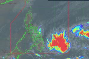 LPA Off Mindanao Now A Tropical Depression Could Be First Storm Of