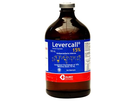 LEVERCALL 15 X 500 ML LEVAMISOL Agrofinca