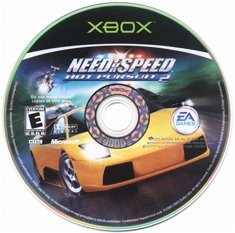 Need For Speed Hot Pursuit 2 2002 Playstation 2 Box Cover Art