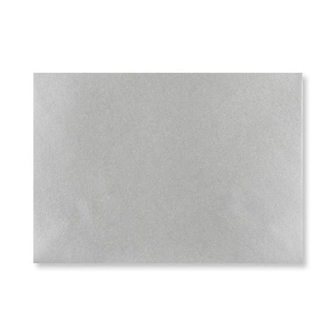 Metallic Silver 5 X 7 Envelopes 100gsm 133 X 184mm