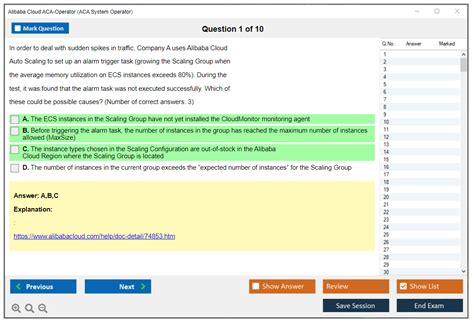 Alibaba Cloud ACA Operator Study Practice Exam Dumps 2024