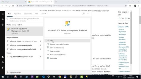 Como Baixar E Instalar O Sql Server Management Studio Ssms Youtube