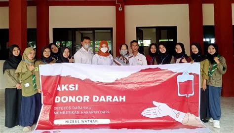 Hizbul Wathan Pmi Kuningan Adakan Donor Darah Di Stkip Muhammadiyah