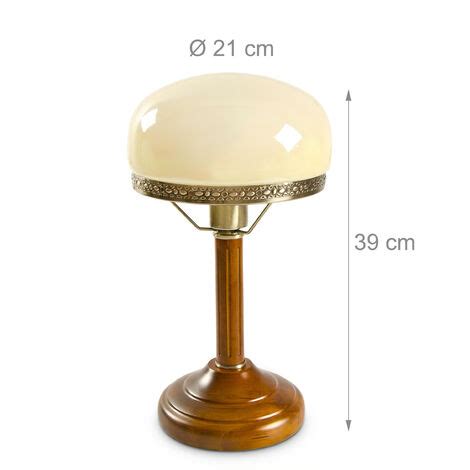 Relaxdays Lampada Antica Dall Aspetto Vintage Abat Jour Con Paralume