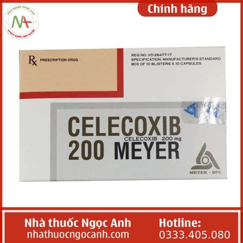 Thuốc Celecoxib 200 Meyer là thuốc gì giá bao nhiêu mua ở đâu