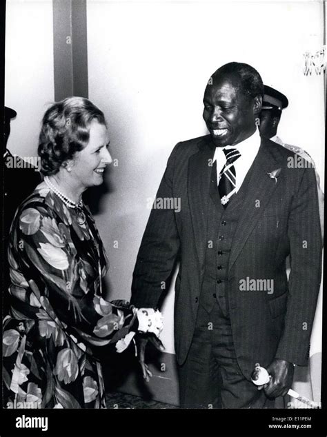 Aug 08 1979 President Daniel Arap Moi Of Kenya With The British