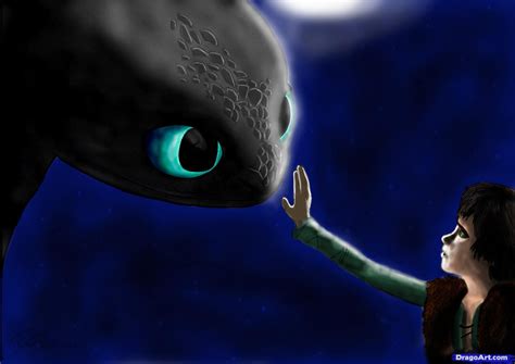 How To Draw Toothless And Hiccup Step By Step Movies Pop Culture