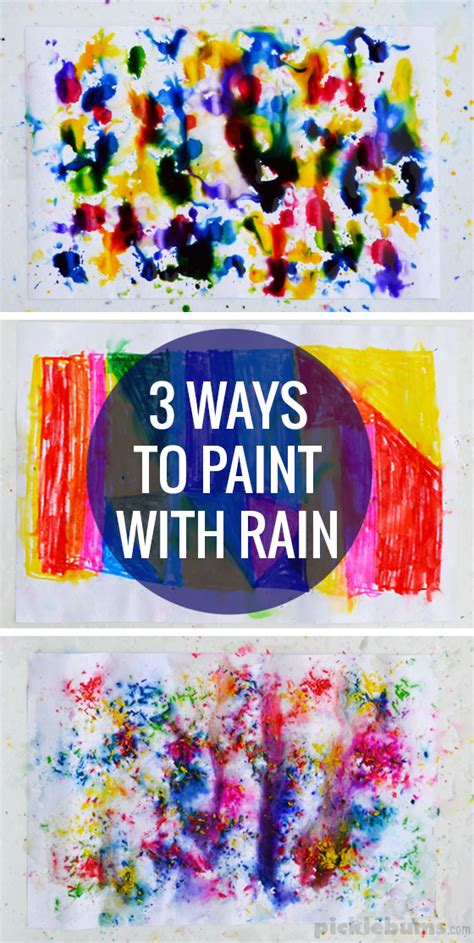 Three Ways to Paint with Rain! - Picklebums