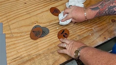 Laser Engraved Leather Patches On Hats YouTube