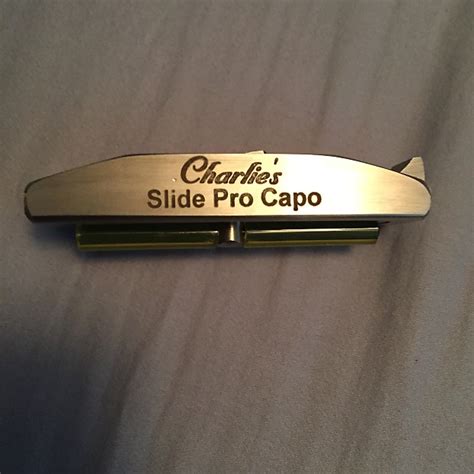 Charlies Slide Pro Capo Slide Pro Capo Stainless Steel Reverb