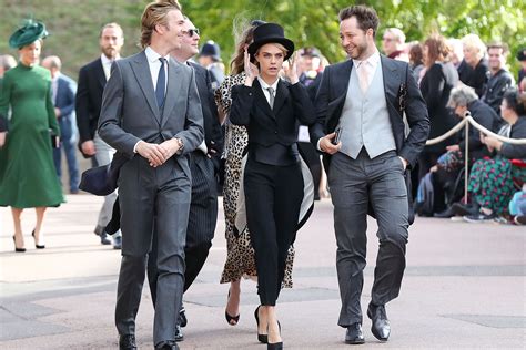 Cara Delevingne Broke the Dress Code with a Bold Royal Wedding Look ...