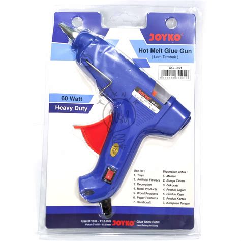 Jual Glue Gun Lem Tembak Bakar Pistol Joyko Besar Gg Watt Biru