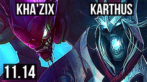 Kha Zix Vs Karthus Jungle Legendary Games Na Master