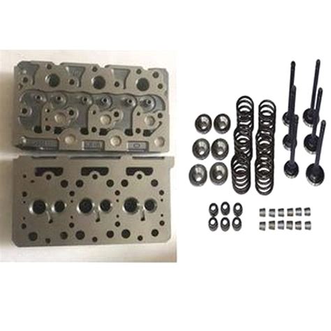 Engine D1102 D1102 A D1102 B Complete Cylinder Head With Valves For Ku