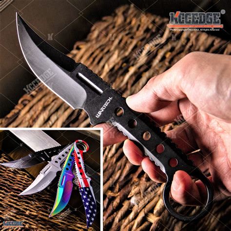 Tactical Knife Hunting Knife Survival Knife Full Tang Fixed Blade Knife ...