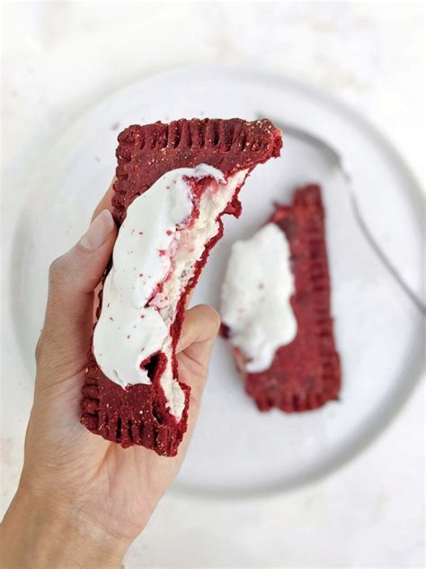 Red Velvet Protein Pop Tarts Healthy Homemade Sugar Free Hayls