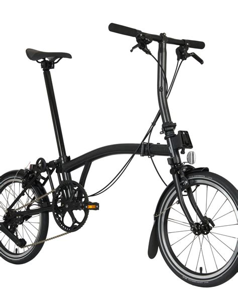 Brompton Bike P Line Urban S4L X TiBK Low Rise Bar Fizik R7