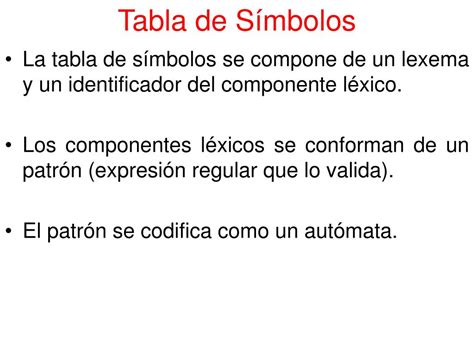 Ppt Análisis Léxico Powerpoint Presentation Free Download Id 5672164