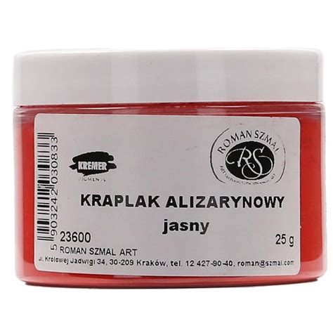 Pigment Kraplak Alizarynowy Jasny G Szmal Storm Sklep Plastyczny