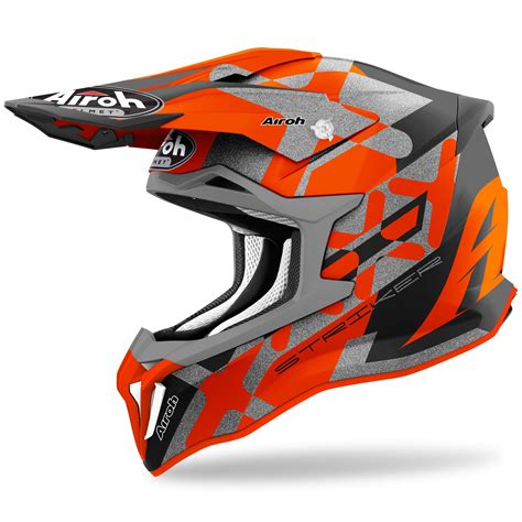 Casco De Motocross Airoh Striker Xxx Orange Matt Cascos Off