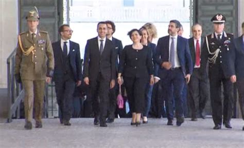 Il Membri Del Futuro Governo M5s Lega Al Quirinale Per Il Giuramento