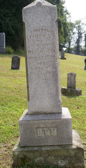 Fannie L Sheppard Ott 1861 1898 Mémorial Find a Grave