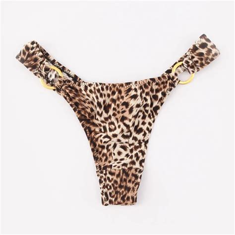 Sexy Leopard Thong Temptation Panties Women Thongs And G Strings Ladies Underwear Culotte Femme