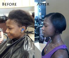 8 Relaxers before and after ideas | relaxer, natural hair styles, permed hairstyles