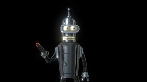 Bender Futurama Character Modeled In C4d Buy Royalty Free 3d Model By Tropica Cyborg