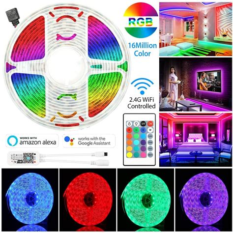 Global Phoenix 164ft 300 Leds Smd5050 Rgb Color Changing Wifi Smart