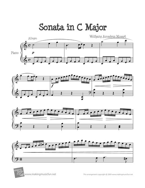 Mozart Piano Sonata No 16 K 545 1st Movt Sheet Music Pdf Free