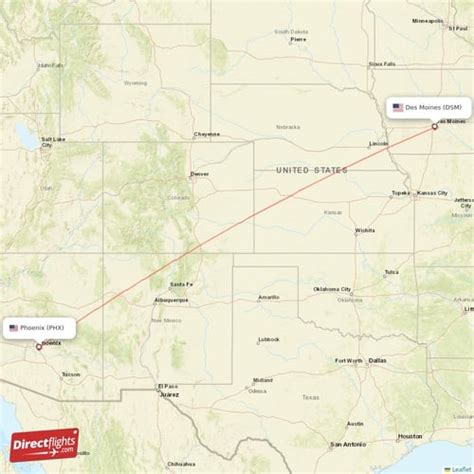 Direct Flights From Phoenix To Des Moines Phx To Dsm Non Stop