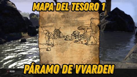 Mapa Del Tesoro P Ramo De Vvarden The Elder Scrolls Online Youtube