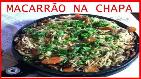 Como Fazer Macarr O Na Chapa A Melhoe Receita De Todas Youtube