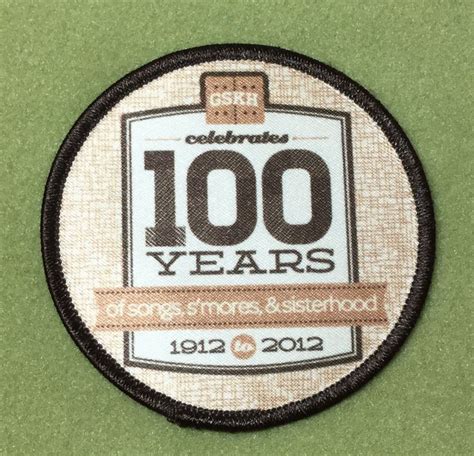 Girl Scouts Kansas Heartland 100th Anniversary Patch Gshk Celebrated