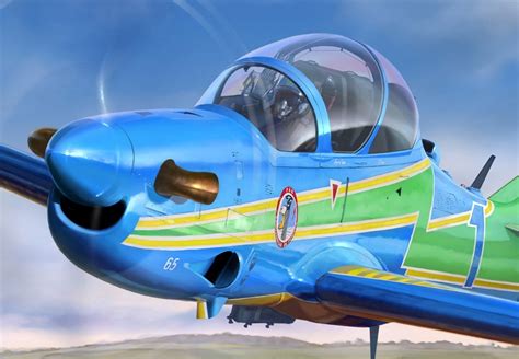 Quadro A 29 Super Tucano Esquadrilha Da Fumaça 65 X 43