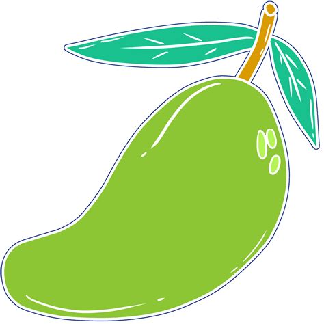 Illustration Of Green Mango 35890128 Png