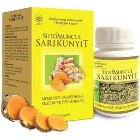 Jual Sido Muncul Sari Kunyit Lambung And Maag Dan Pencernaan 50