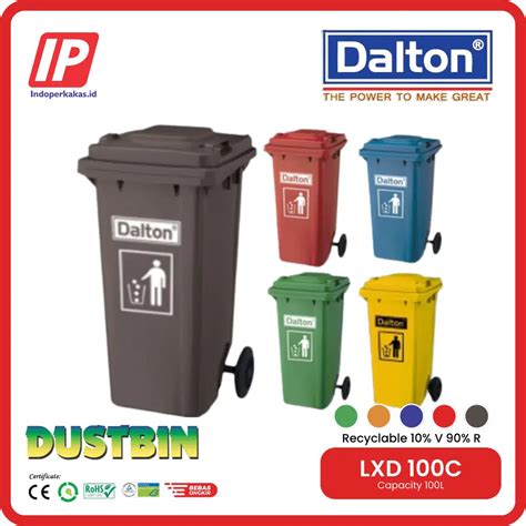 Tempat Sampah Dalton Tong Sampah Plastik Liter Peralatan Kantor