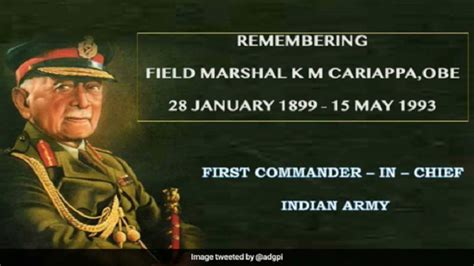 Forgotten Hero Field Marshall Km Cariappa