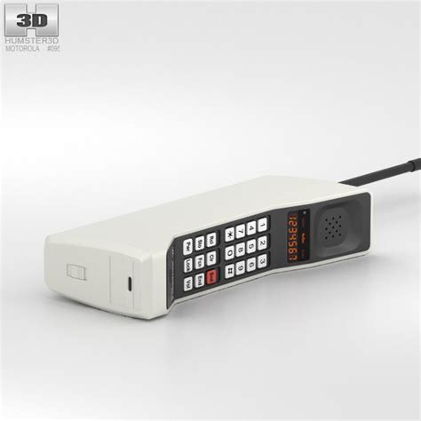 Motorola DynaTAC 8000X 3D model - Electronics on Hum3D