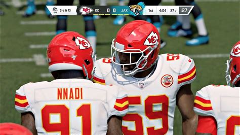 Madden 20 Gameplay Jacksonville Jaguars Vs Kansas City Chiefs