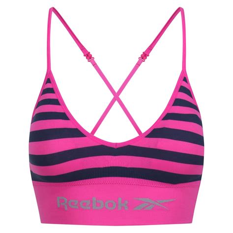 Reebok Terri Cotton Bra Womens Lightly Lined Bralettes