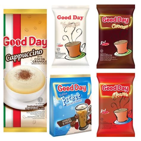 Jual Kopi Good Day 3in1 Chococinno Mocacinno Vanilla Latte Cappucino