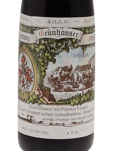 Maximin Grünhaus Maximin Grünhäuser Abtsberg Riesling Eiswein Vivino