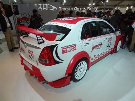 Toyota Showcases Etios Racing Cars