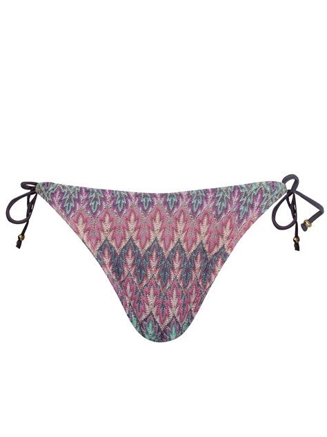 Accessorize Pink Crochet Knit Triangle Bikini Set Size To