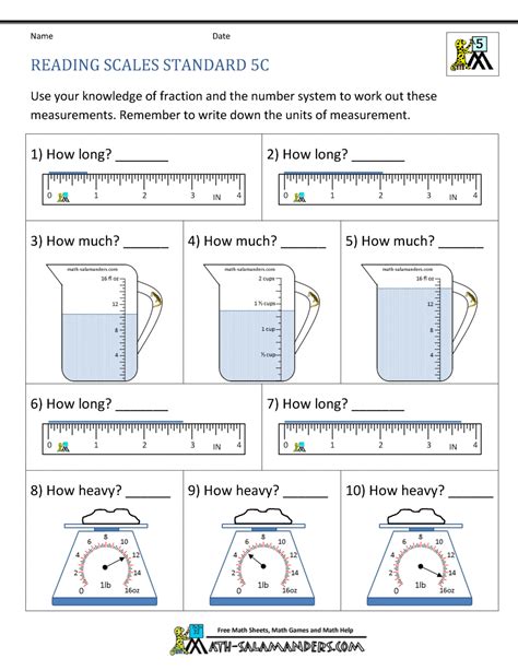 Measuring Liquid Volume Worksheet – Imsyaf.com