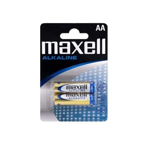 Maxell Aa Batteries Alkaline Battery Lr6 Blister 2 Primary Batteries 1